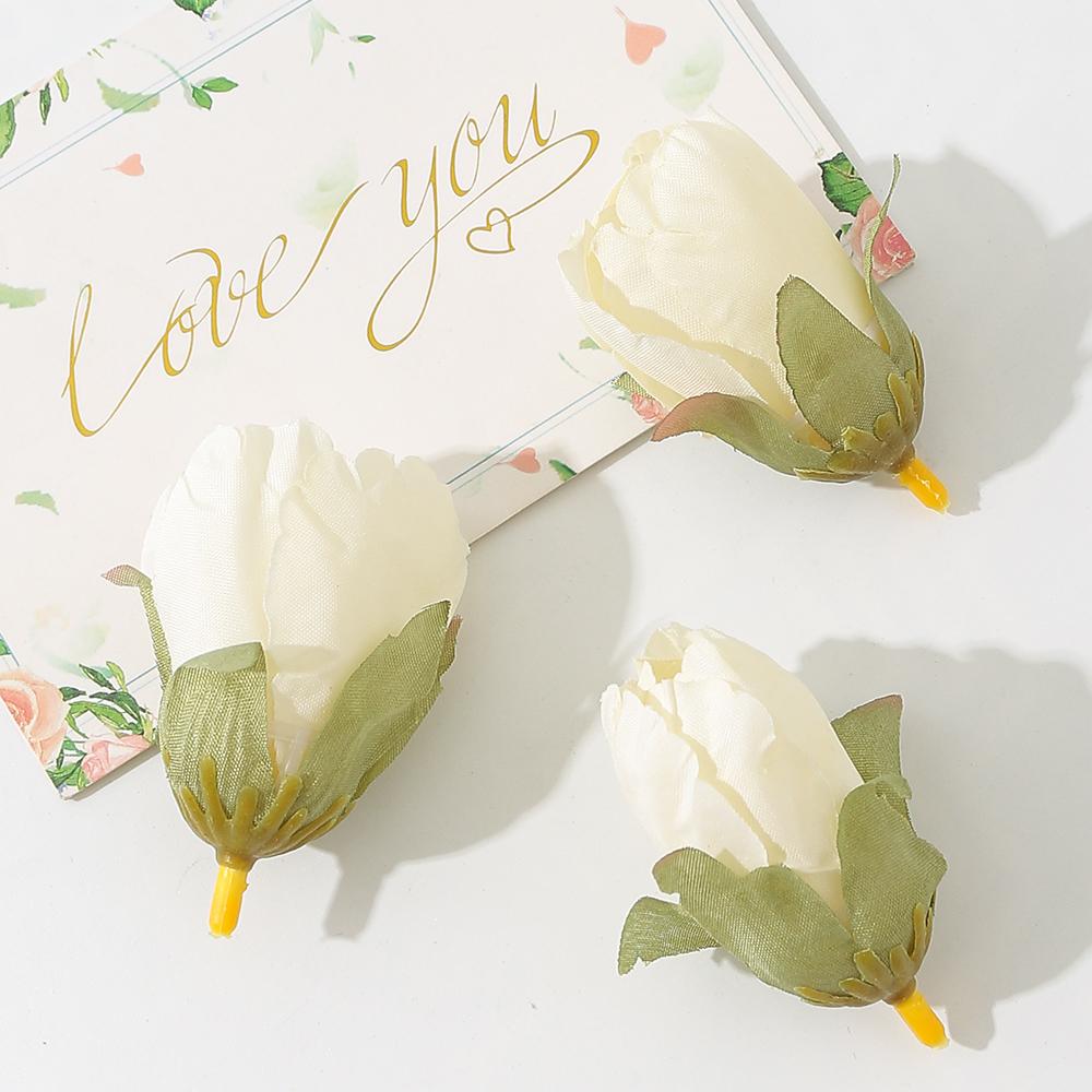 

5/10Pcs Artificial Rose Silk Flower Artificial Flower Room Kitchen Decoration Corridor Wedding Decor DIY Plastic Plant Shrubs 5pcs молочный белый