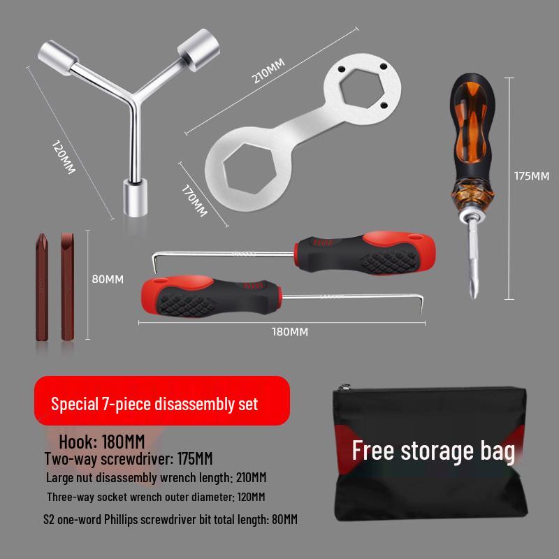 Three-Pronged Pulsator Core Wrench for Washing Machine Repair