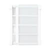 Tension Rod Shelf 14.2 Inch Width Nail Free Expandable Storage Rack for Cabinet Wardrobe 75 To