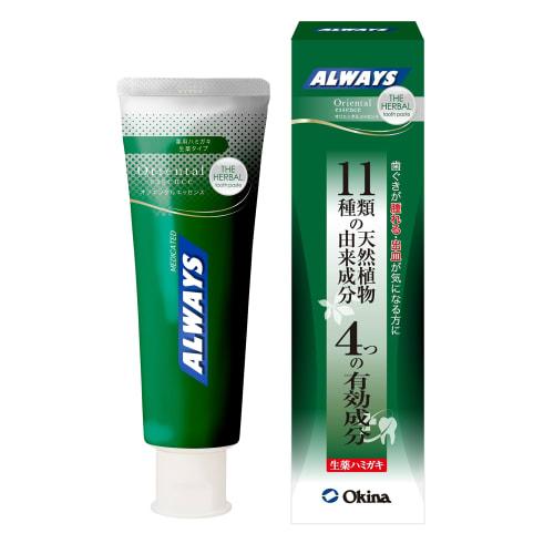 

ALWAYS Oriental Herbal Medicinal Herbal Toothpaste, Natural Plant-Derived Ingredients, for Periodontitis and Gingivitis, 120g (1, 1)
