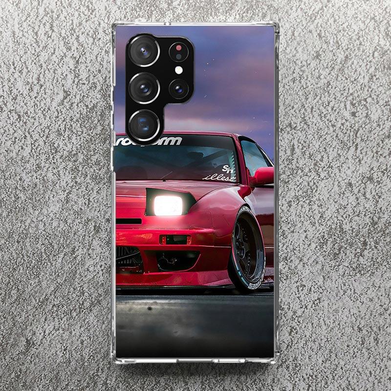 JDM Car MX5 Cute Print Soft Case for Samsung Galaxy S25 S24 S23 S22 Ultra S21 Plus S20 FE Phone Shell S10 + Edge Cover