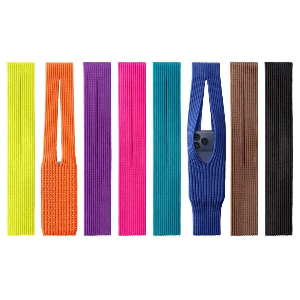 Oficial pentru IPhone 17 Pro Max 16 15 14 13 12 Geantă Tricotată de Buzunar ISSEY MIYAKE 80cm Îngroșată Iarnă Stil Ins Geantă Tricotată Husă Telefon