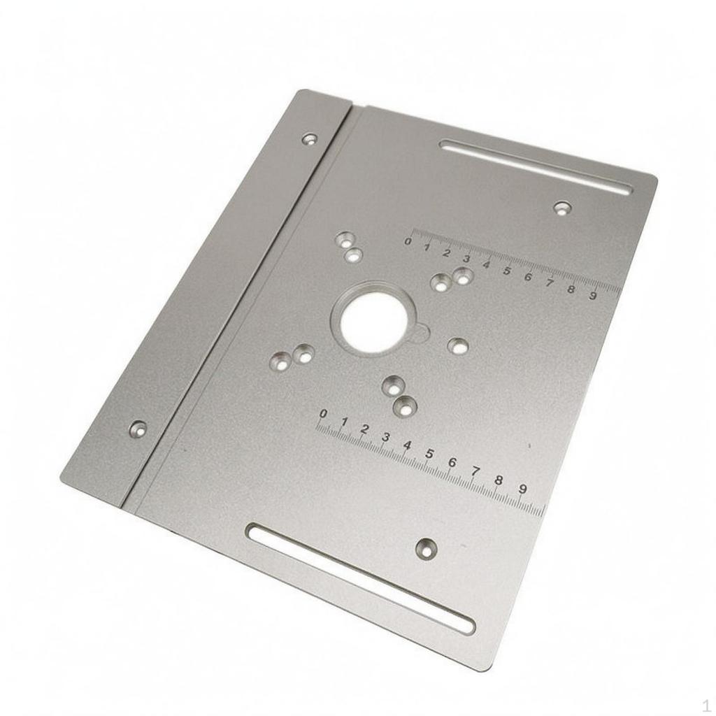 Router Table Insert Plate 5 Mm Thick Aluminum Anodized Finish