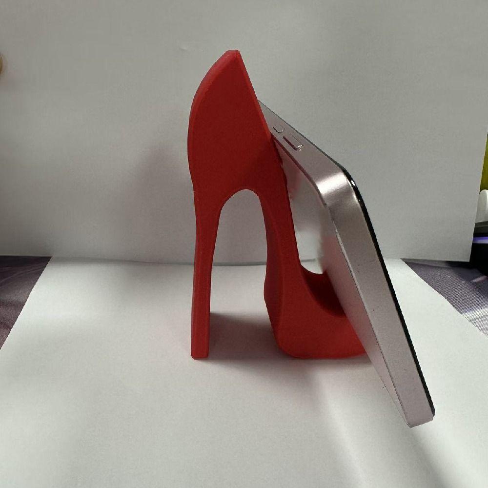 3D Printed High-Heel Phone Stand Creative Anti-slip Desktop Mobile Phone Holder Universal Multi-functional