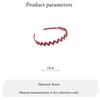 Neuer Modischer Peeling Rutschfester Harz Stirnband Einfarbig Welle Haarband Mädchen für Damen Haaraccessoires Reifen Haarband