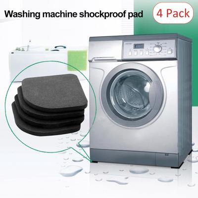 4PCS Coussin Antidérapant Anti-choc pour Machine à Laver Tapis Silencieux en Mousse EVA Coton pour Appareil Ménager Meuble