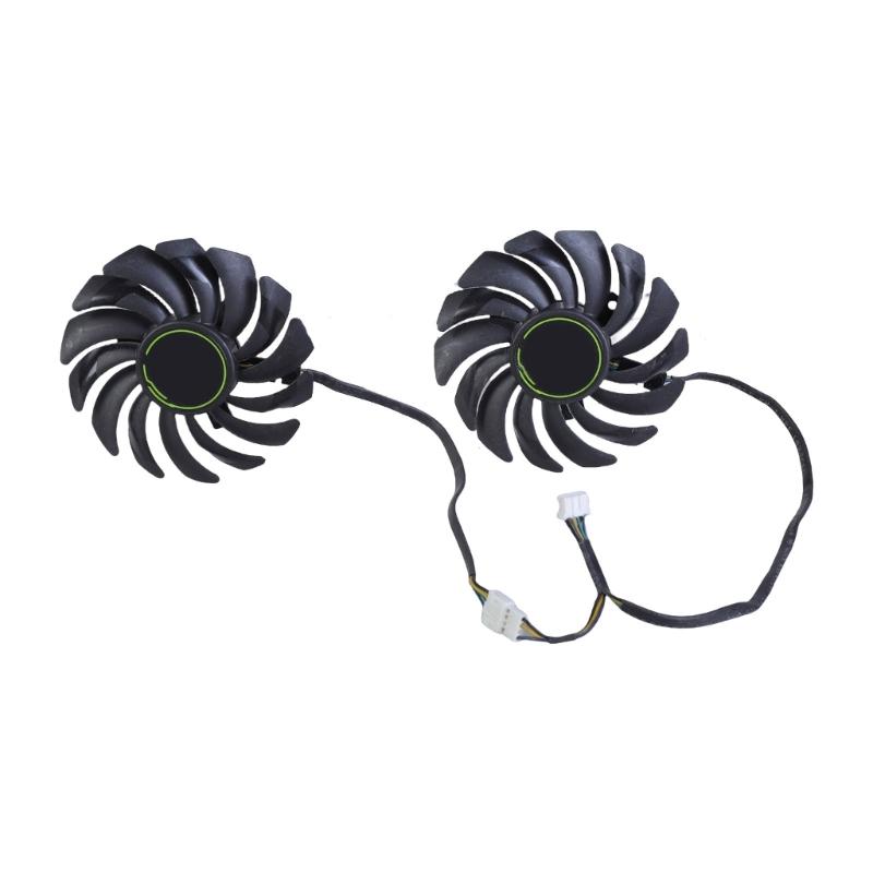 2Pcs PLD09210B12HH 85mm 4Pin Video Card Cooling Fan For GTX1660S Graphics Card Coolers Fan Accessories Replacement