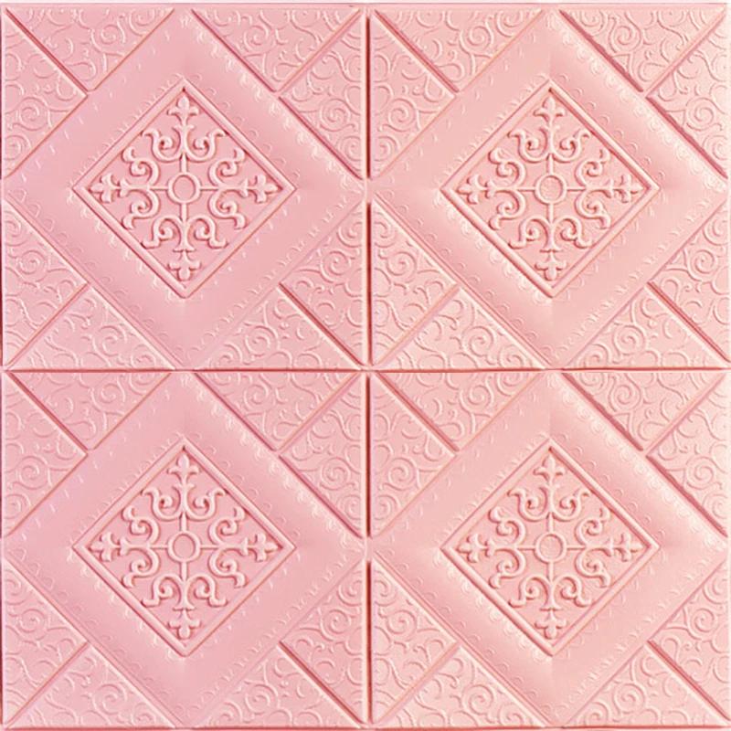 

1/10Pcs 70×70Cm Ceiling Wall Cover 3D Foam Brick Wall Cover Self Adhesive Wall Decor Wall Decals Living Room Kitchen Tv Backdrop X 1Pcs 70cmx70cm