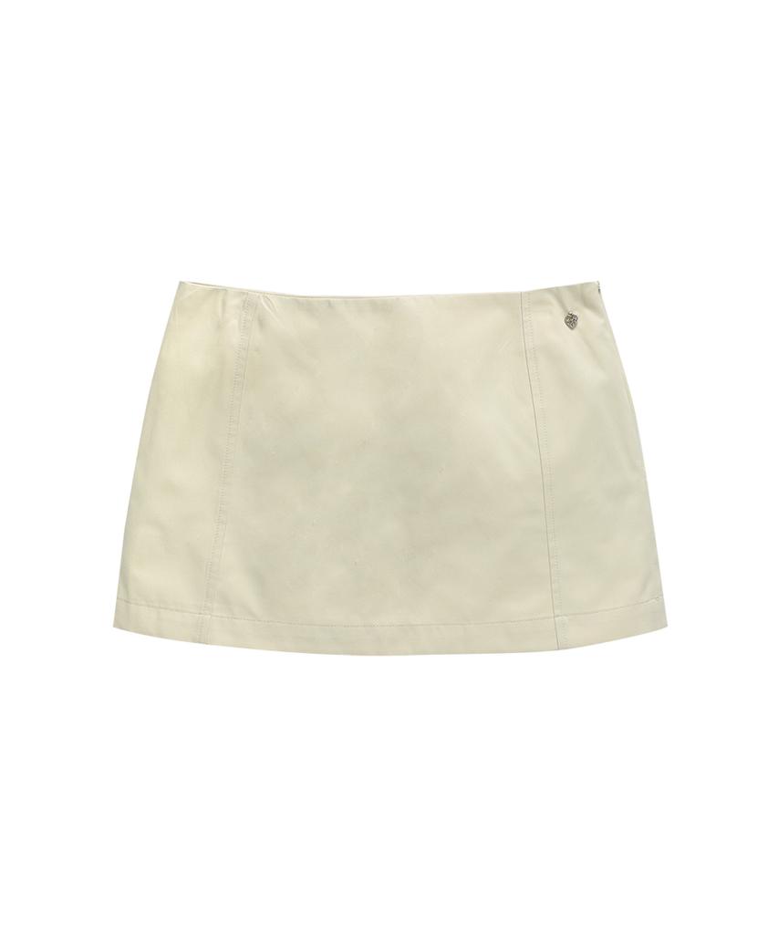 Crank Pocket Belt Micro Skirt_Yellow