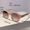 Vintage Double Color Round Sunglasses Women For Men  New Luxury Brand Designer Sun Glasses Punk Popular Classic Rivet Shades