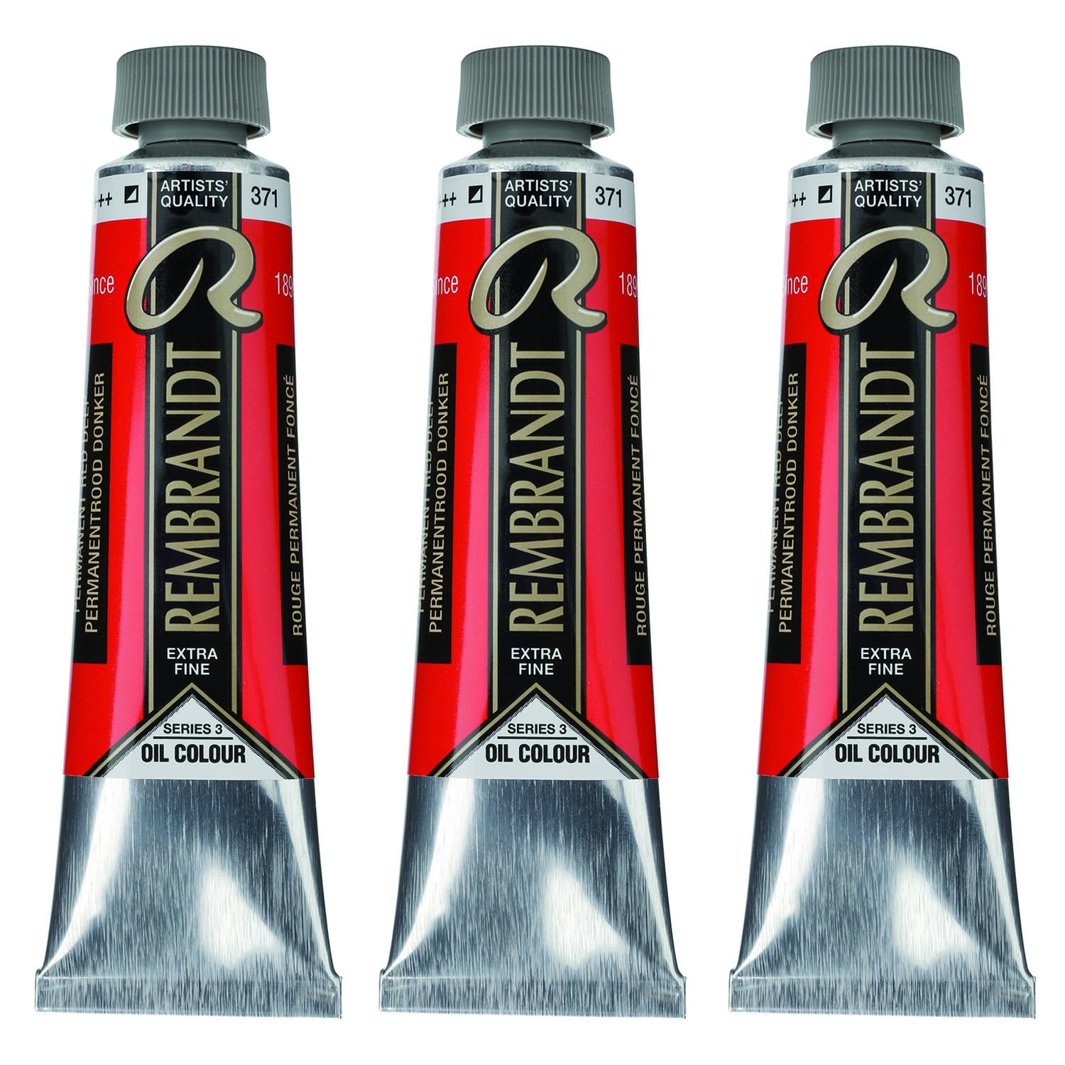 

Talens Rembrandt Oil Paint Set of 3, Permanent Red Deep, 40ml (No. 9)