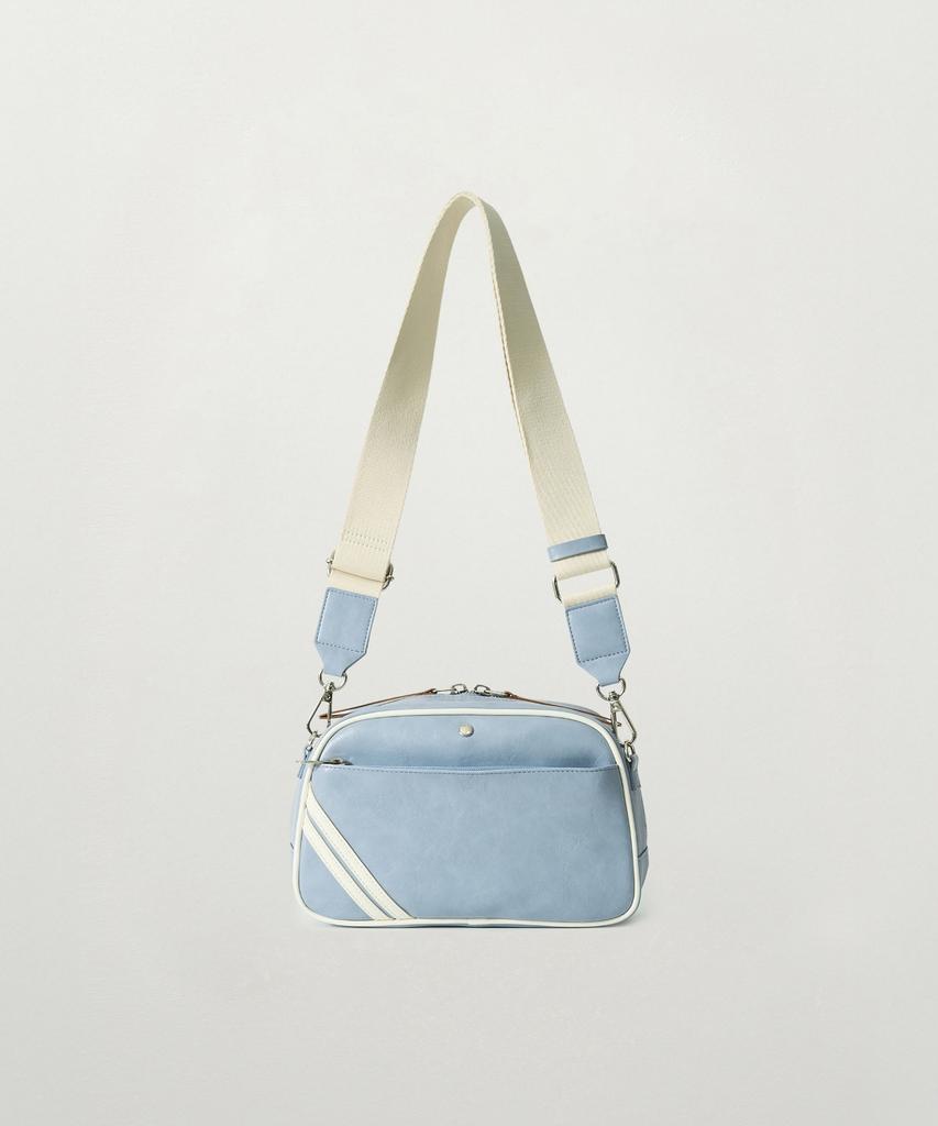 Satur Lawton Contrast Mini Crossbody Bag Blue