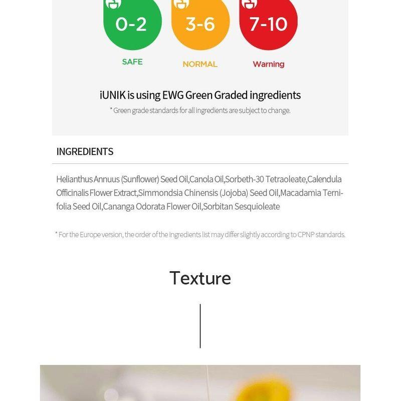 IUNIK Calendula Komplettes Reinigungsöl 200 ml