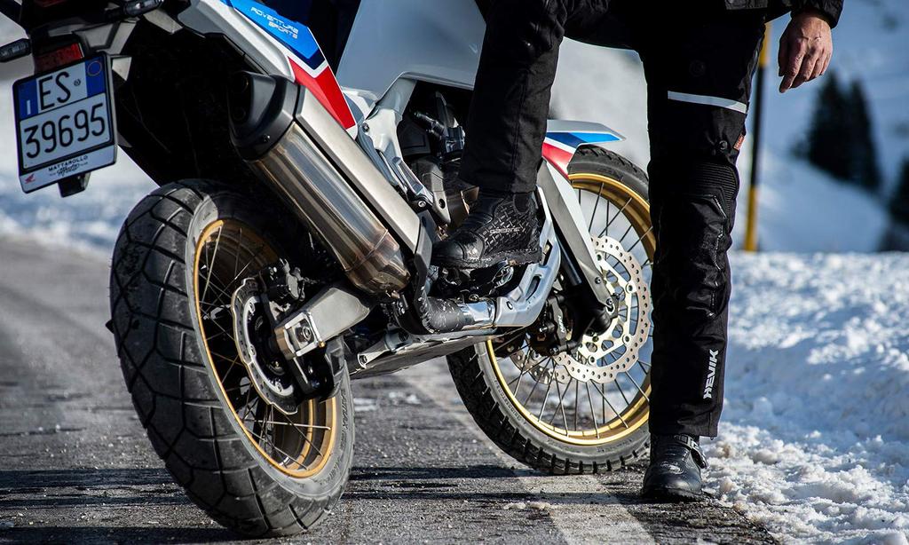 Gaerne Waterproof Motorcycle Boots for and Forest Road Made in Genuine Size Adventure, Off-Road, Touring, Italy, Leather, G-MIDLAND GORE-TEX, Black,
