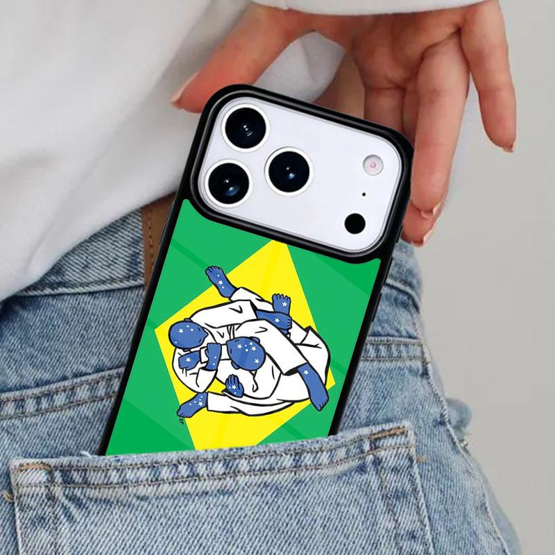 

BJJ Brazilian Jiu Jitsu Art Phone Case for iPhone 16e 15 14 13 12 17 Pro Max Plus Air 17pro Cover Coque iPhone 16 Pro Max