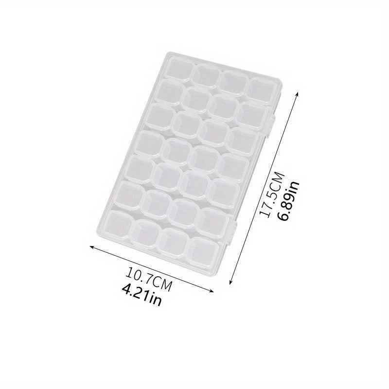 Transparent Plastic Box Screw Compartment Box Jewelry Earring Display Case Container Clear Terminal Organizer Tool Storage Boxes