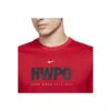 Nike Solid Color Letter Crew Neck Fitted Short Sleeve T-Shirt Men Tops Red DA1594-657