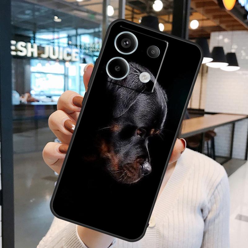 Rottweiler Dog Case For Xiaomi Redmi Note 15 Pro Plus 10 11 12 13 14 Pro Redmi 15 15C 10C 12C 13C 14C Cover