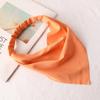 Versatile Solid Color Chiffon Headscarf And Versatile Headband