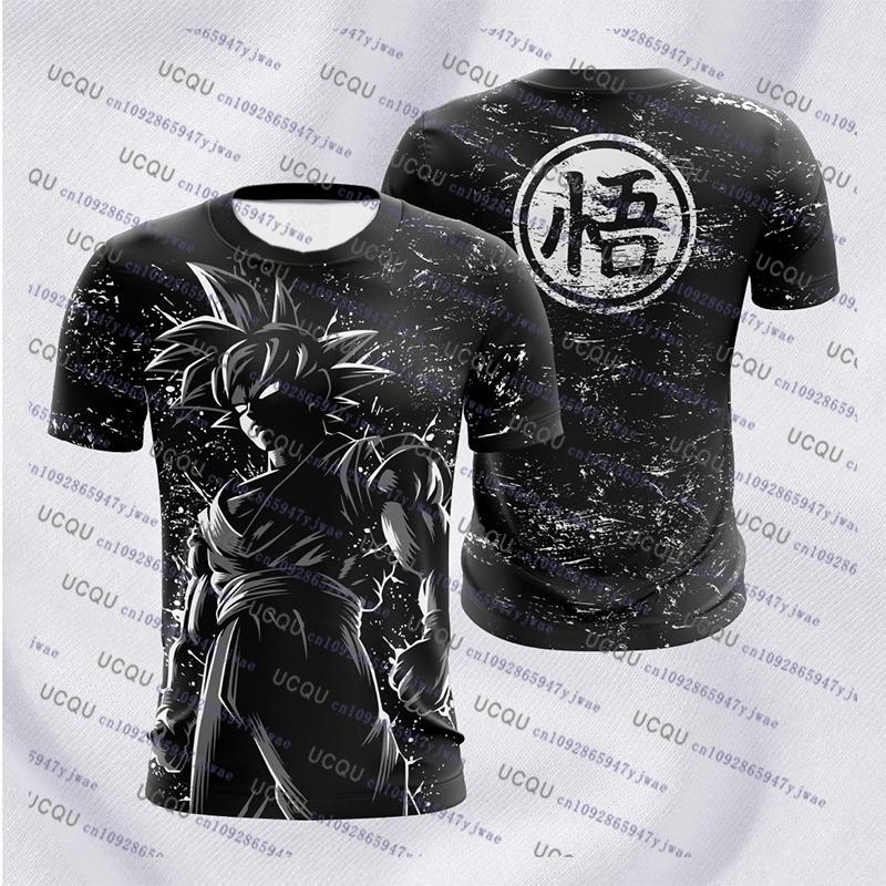 

MEN Dragon Ball Aniime Goku No.10 Football Tshirt Summer 3D Clothing XXS