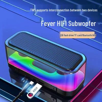Z6 RGB Punk Bluetooth E-sports Speakers: High-Quality Sound with Subwoofer & Atmosphere Lights for Desktop