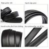 Men Belts Automatic Buckle Belt PU Leather High Quality For Men Leather Strap Casual For Jeans