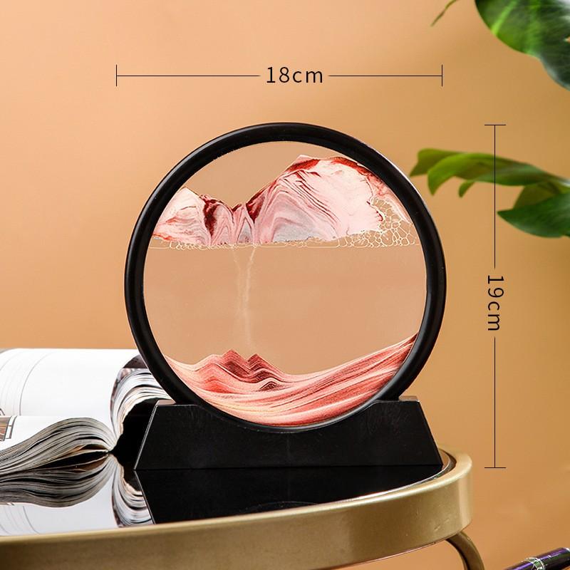 1PC creative home quicksand painting handicraft 3D dynamic ornaments