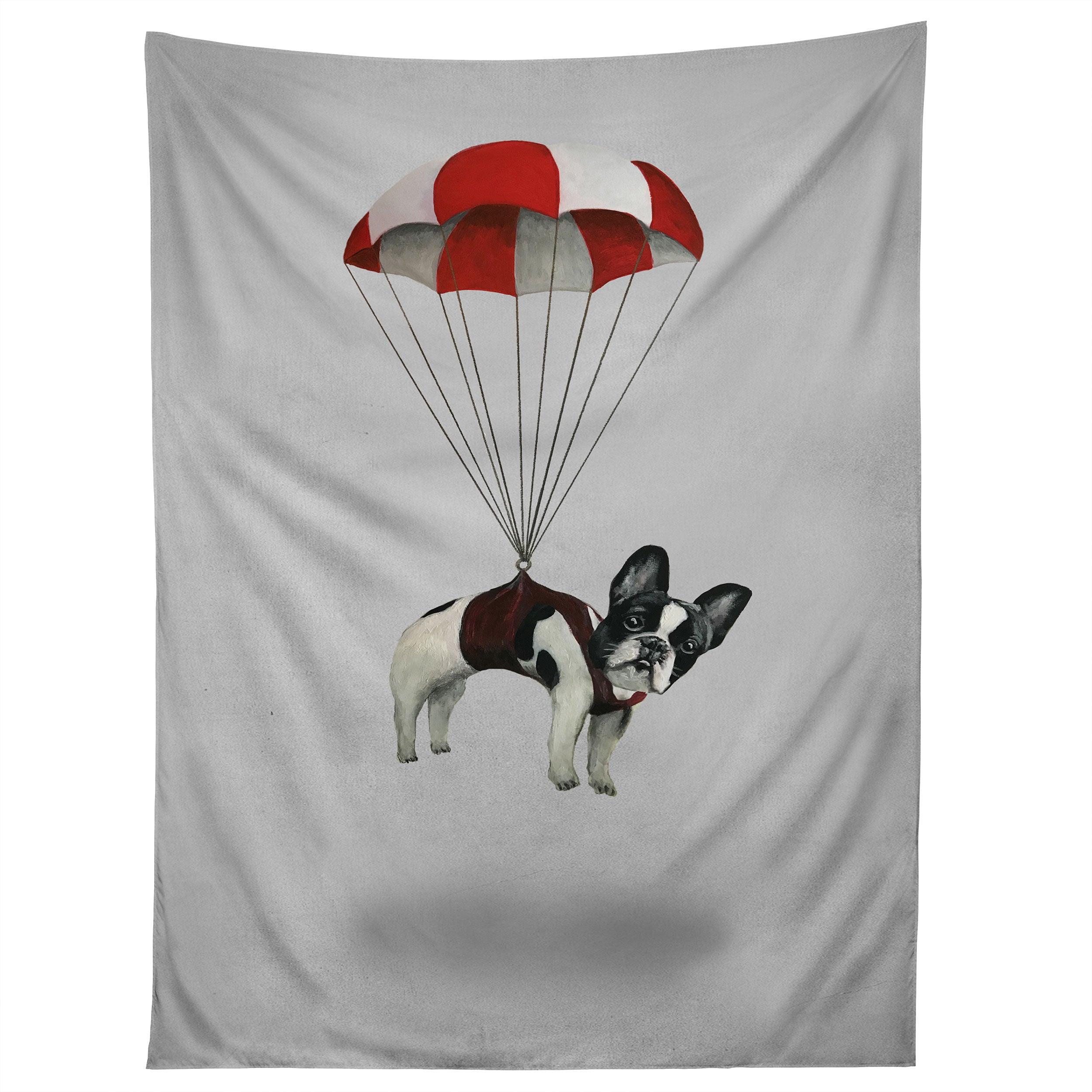 FLYING FRENCHIE tapestry 75x100
