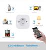 16A 20A EU Smart Socket WiFi Smart Plug Power Monitoring Timing Function Voice Control Works With Tuya APP Alexa Google Home