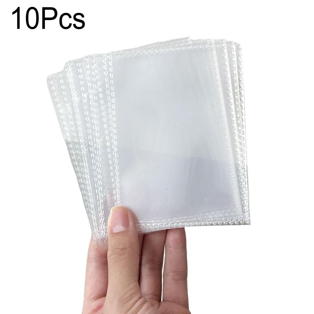 Transparent Photo Card Binder 3 inch Mini Photo Album Idol Photocard Holder Loose-leaf Idol Card Protector Book