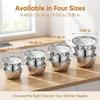 2026 New Germany Multifunctional Stainless Steel Basin, 3 in 1 Stainless Steel Basin and Grater Set, Colander Basin Mixing Bowl Set, Food Graters