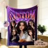 Custom Galaxy Photo Blanket, Custom Bootleg , Gift for Beloved Pets, Ideal Birthday Gift, Gifts for Her or Him, Valentines day, Mothers day