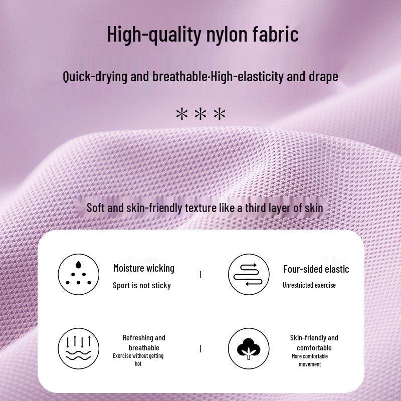 Zestaw odzieży sportowej do biegania i jogi dla kobiet 2024: Bluzka z długim rękawem i szybkoschnące spodnie