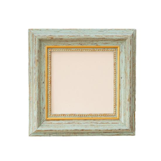 DYS Square French Photo Frame, Art Display Minimalist Picture Frame for Oil Paintings Posters Home Decor 4 светло-синий