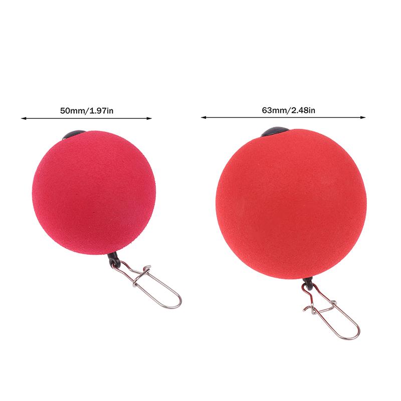 1 szt. 50/63 MM Kulkowa Spławikowa EVA Piankowa Kulka Przyciągające Wzrok Ziarna Miękki Spławik Wędkarski Kulka Pływająca Zewnętrzne Pływające Akcesoria Wędkarskie