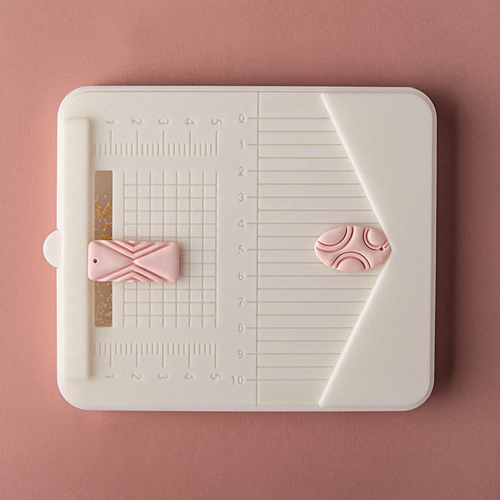 Polymer Clay Ohrring Bohrschablone Werkzeug für präzises Bohren von Löchern Polymer Werkzeug Ton Ohrring Bohrschablone Werkzeug Tonwerkzeuge Bohrer