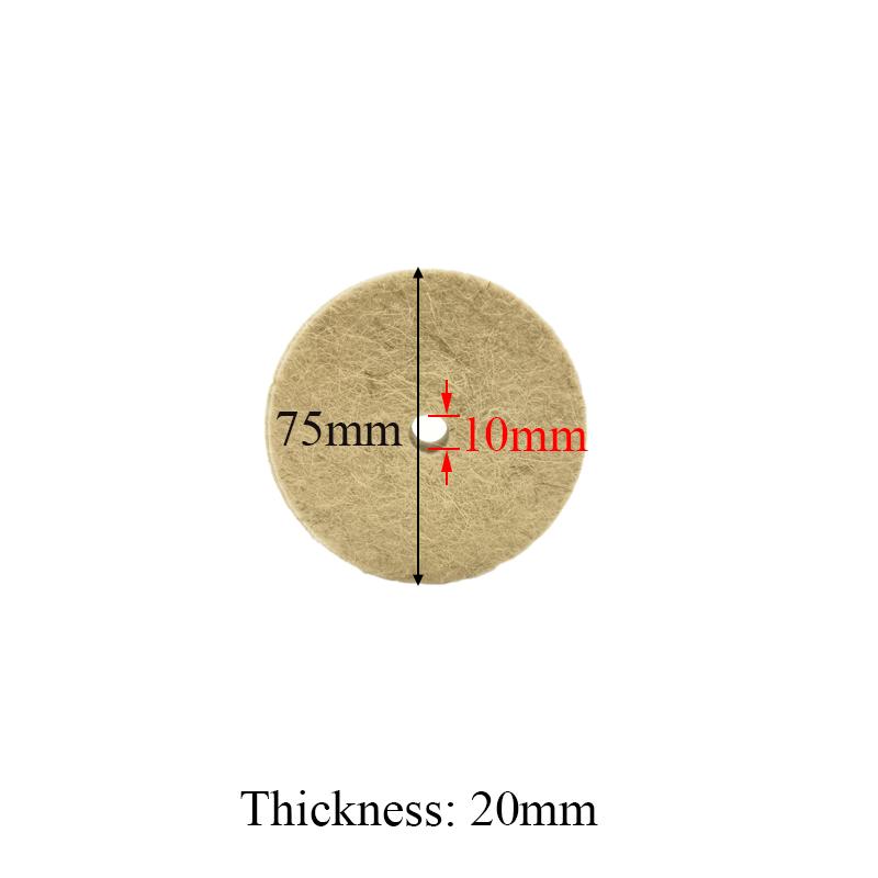 1 Pcs Wool Polishing Buffing Grinding Wheel Polisher Disc Pad For Car Polisher Auto Accessories Polishing Polisher Pads