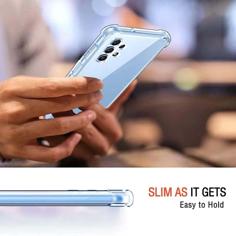 Shockproof Clear Silicone Soft Case For Samsung Galaxy S24 S23 A05S A15 A54 A04S A14 A53 Huawei P60 Xiaomi Redmi Note 12 iPhone 15 14 13 Pro Max Cover