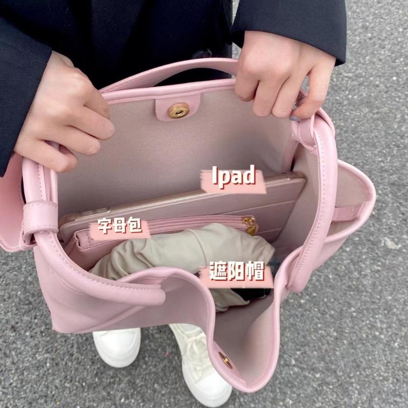 Große weiche Ledertasche, Herbstneuheit, Pendler-Kinder-und-Mutter-Tasche, Macaron-Farbe, College-Studentin Schultasche Damen