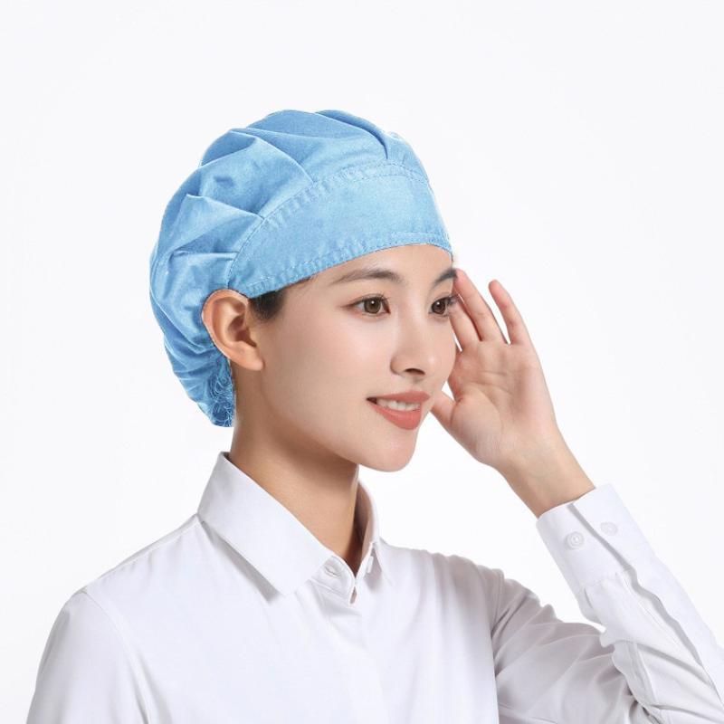 Scrub Caps Breathable Adjustable Printed Polyester Cotton Medical Headwear for Pharmacy Nurses Doctors Workers