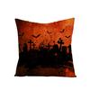 New Home Furnishings Halloween Polyester Pillow Case Home Pumpkin Ghost Fire Cushion Waist Pillow Case