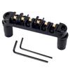 1pc Electric Guitar Bridge Replacement Roller Saddles 6 String Tailpiece Easy Install Guitar Bridge for Electric Guitars