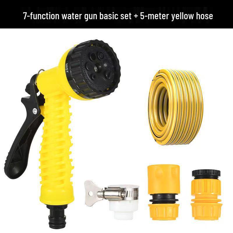 High-Pressure Water Spray Gun & Hose Connector for Car Wash and Garden