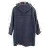 Duffel Coat Blue Hood Women Used
