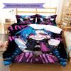 Jinx Pattern Bedding,Quilt Set Quilt Cover Pillowcase Home Birthday Gift (1 * Duvet Cover + 2 * Pillowcase, Without Core)