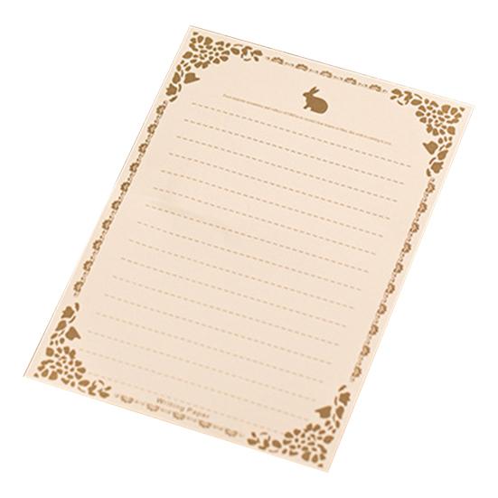 

100Pcs/Bag Letter Paper Easy to Apply Minimalistic Smooth Clear Printing Leave Message