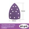 Alumina Oxide Triangle Sandpaper Multi-Purpose Hook and Loop Sandpaper  For Woodworking