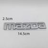 1pcs 3D ABS for Mazda 2 3 6 car Letter Rear tail trunk Decals Emblem badge sticker Decal car styling auto Accessories b58