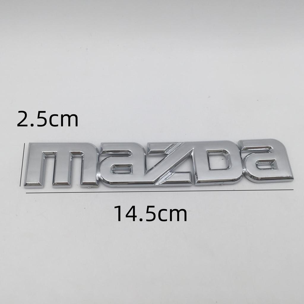 1pcs 3D ABS for Mazda 2 3 6 car Letter Rear tail trunk Decals Emblem badge sticker Decal car styling auto Accessories b58