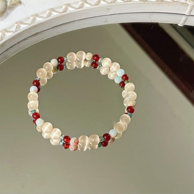 Moana deep sea blue bracelet, original gradual change niche blue sea fishtail starfish glazed bracelet